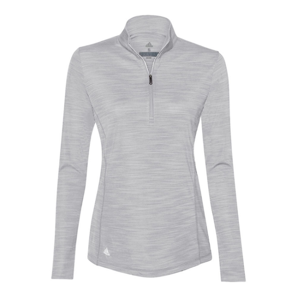 Adidas Women's Lightweight Mélange Quarter-Zip Pullover
