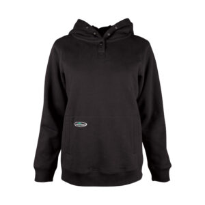 Womens Cotton Double Thick Hooded Pullover Sweatshirt