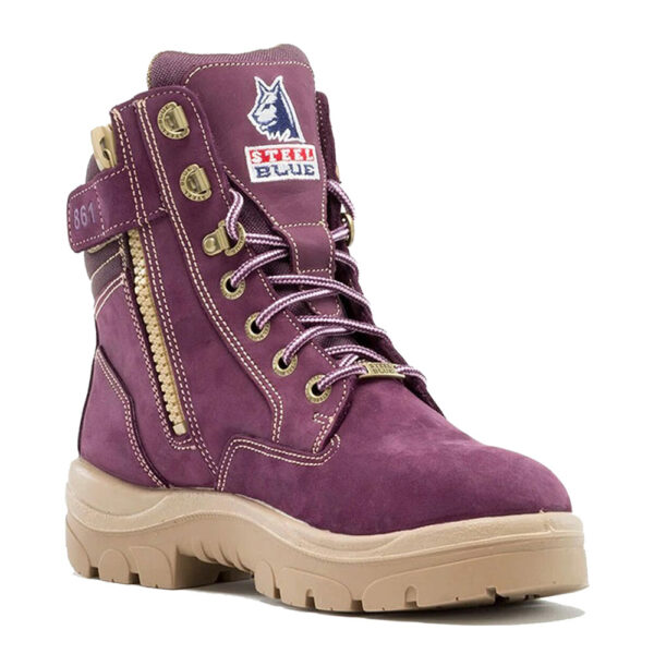 Steel Blue Women's Southern Cross Zip 6" EH Steel Toe Boot