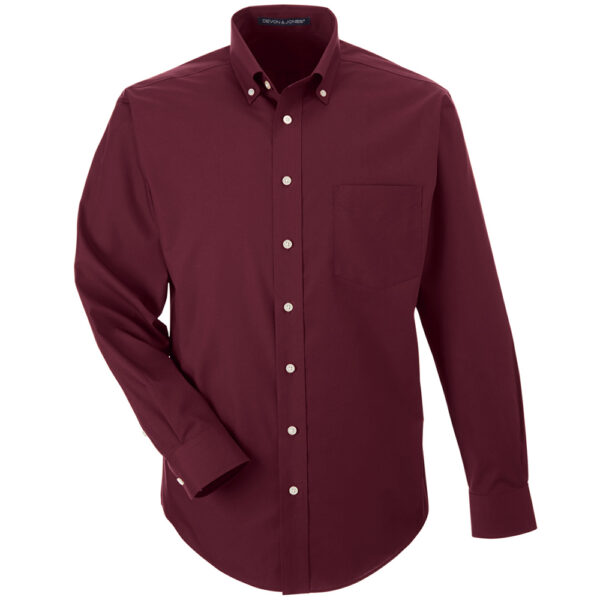 Devon & Jones Solid Broadcloth Long Sleeve Shirt