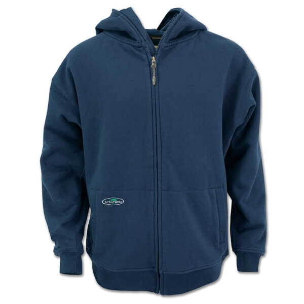 Cotton Double Thick Hooded Full Zip Sweatshirt