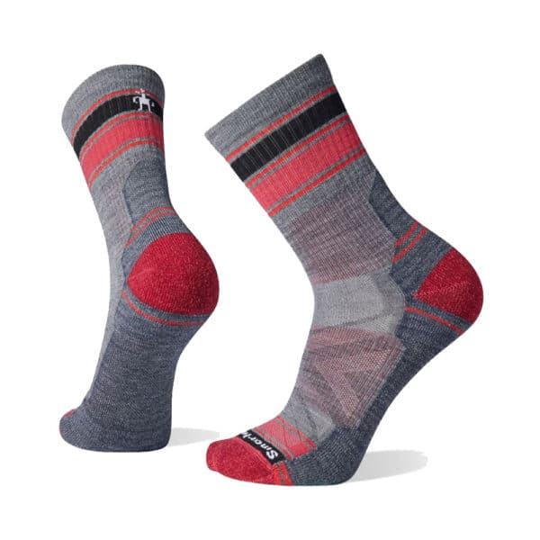 Smartwool Hike Light Cushion Striped Mid Crew Socks