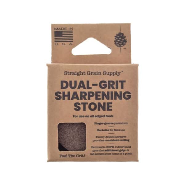Straight Grain Supply Sharpening Puck 80/220 with Pouch