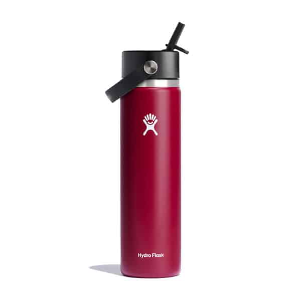 Hydro Flask 24 oz Wide Mouth with Straw Cap Water Bottle